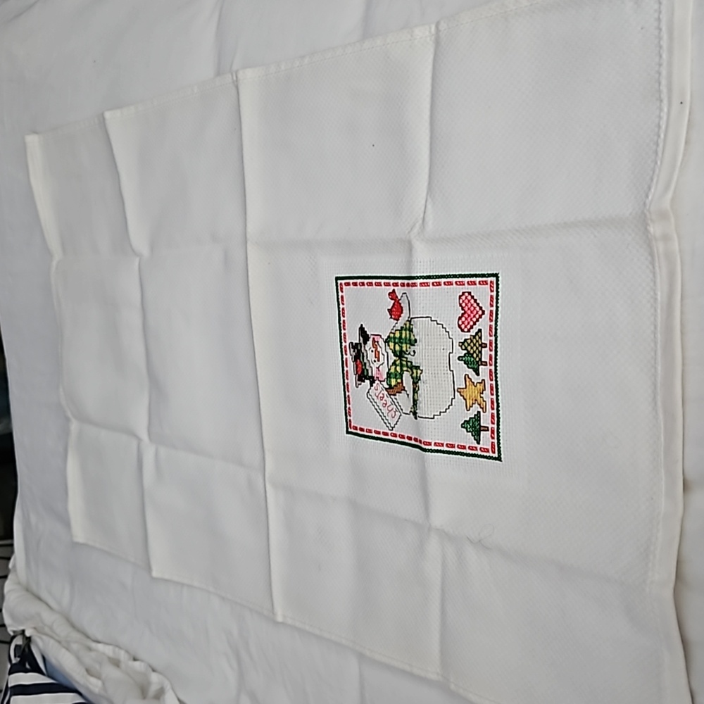 Charles Craft Cheers Snowman Christmas Kitchen Tea Towel